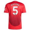 Camisola Manchester United Maguire 5 Homen Equipamento 1ª 24/25